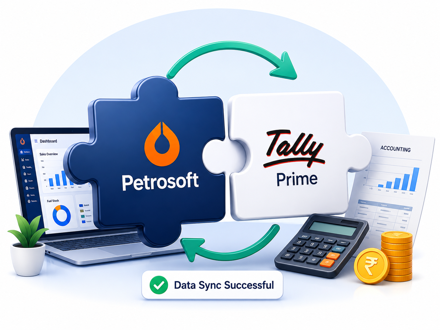Easy to understand Petrosoft modern user interface